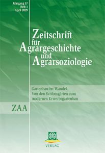 Zeitschrift für Agrargeschichte und Agrarsoziologie 1/2009