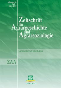 Zeitschrift für Agrargeschichte und Agrarsoziologie 1/2010