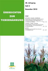 Übersichten zur Tierernährung 2/2010