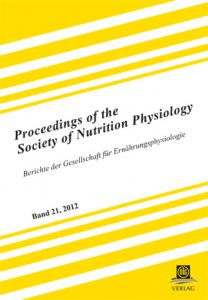 Proceedings of the Society of Nutrition Physiology Band 21