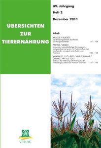 Übersichten zur Tierernährung 2/2011