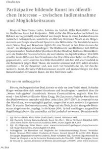Partizipative bildende Kunst im öffentlichen Interesse – zwischen Indienstnahme und Möglichkeitsraum