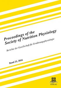 Proceedings of the Society of Nutrition Physiology Band 25