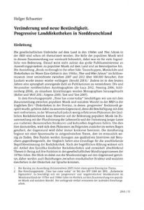 Veränderung und neue Beständigkeit. Progressive Landdiskotheken in Norddeutschland
