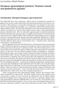 European agroecological practices: Tensions around neo-productivist agendas