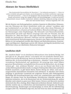 Akteure der Neuen Dörflichkeit