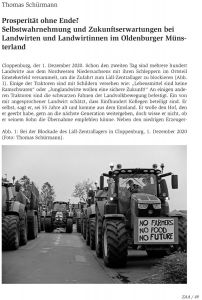 Prosperität ohne Ende? Selbstwahrnehmung und Zukunftserwartungen bei Landwirten und Landwirtinnen im Oldenburger Münsterland