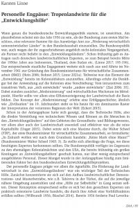 Personelle Engpässe: Tropenlandwirte für die „Entwicklungshilfe“